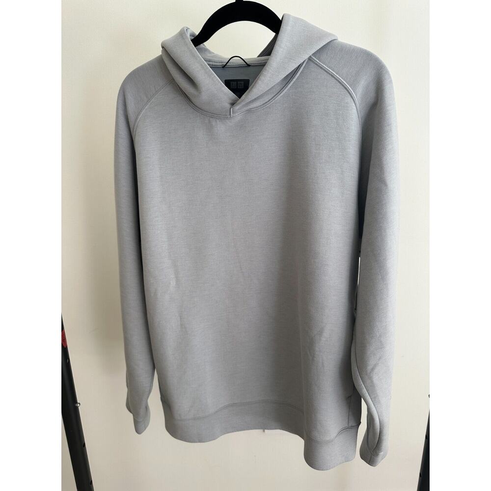 Uniqlo hoodie women light grey size large